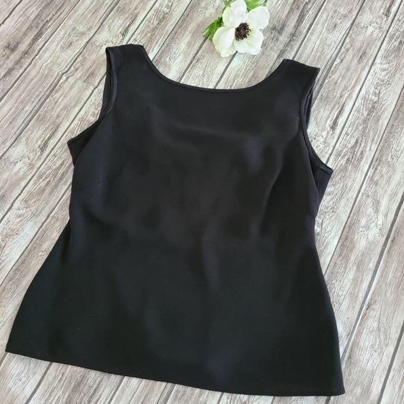 Black sleeve less blouse - Picture 1 of 3
